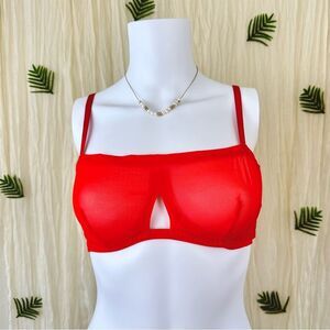 Free People HAH‎ Size 30-38 DD Wired Bra Blood Orange New With Tags